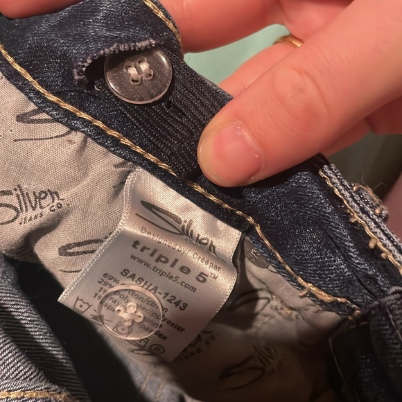 Kids sliver jeans with adjustable waist band - Picture 5 of 6